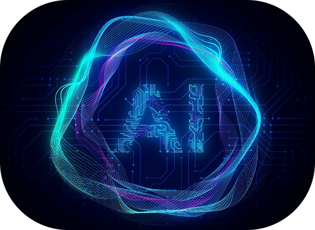 Artificial Intelligence solutions illustration